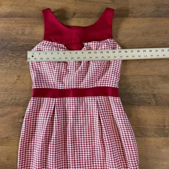 Leona by Lauren Leonard Retro Button Back Dress Sz 6 100%‎ Silk Lining - Picture 4 of 8